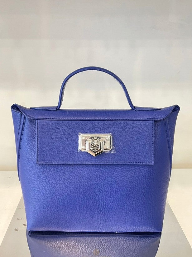 Michelangelo Royal Blue Leather Handbag Purse