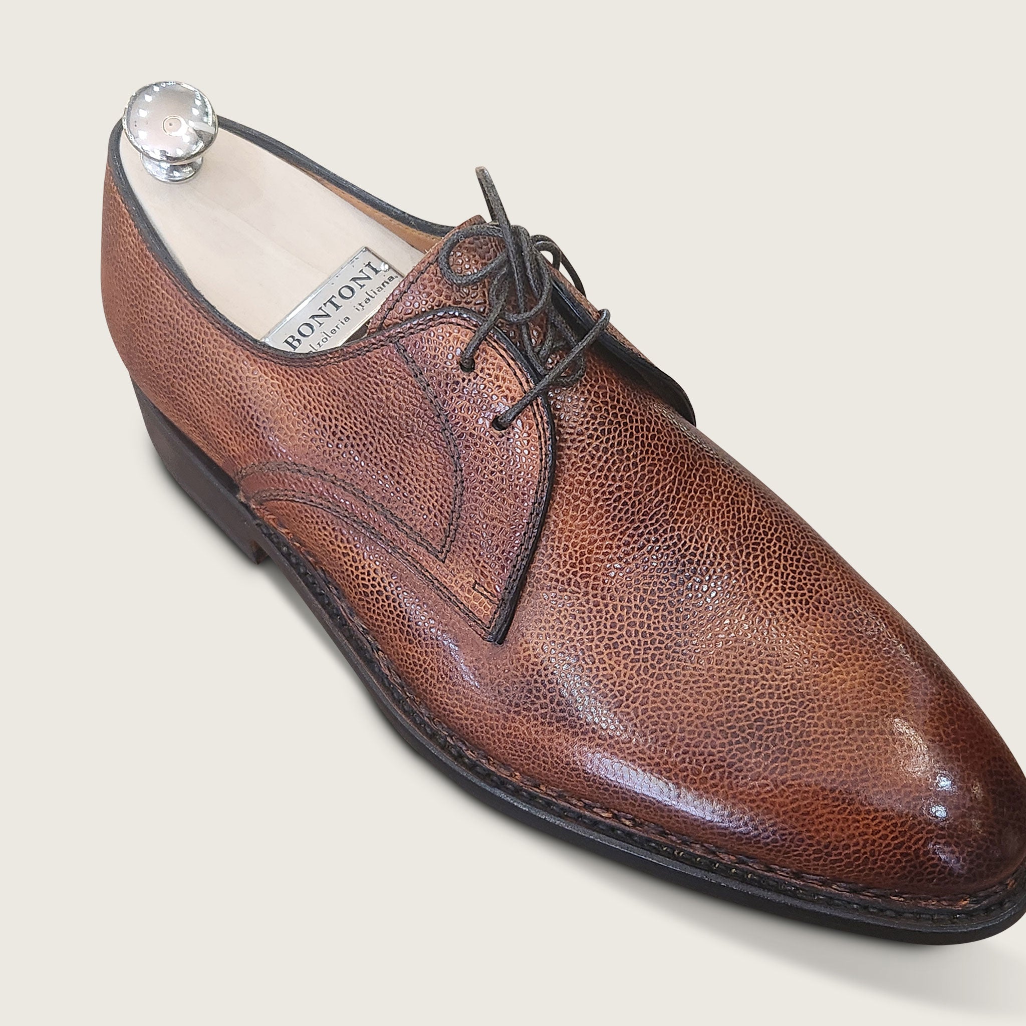 Bontoni Brown Leather Shoes 8