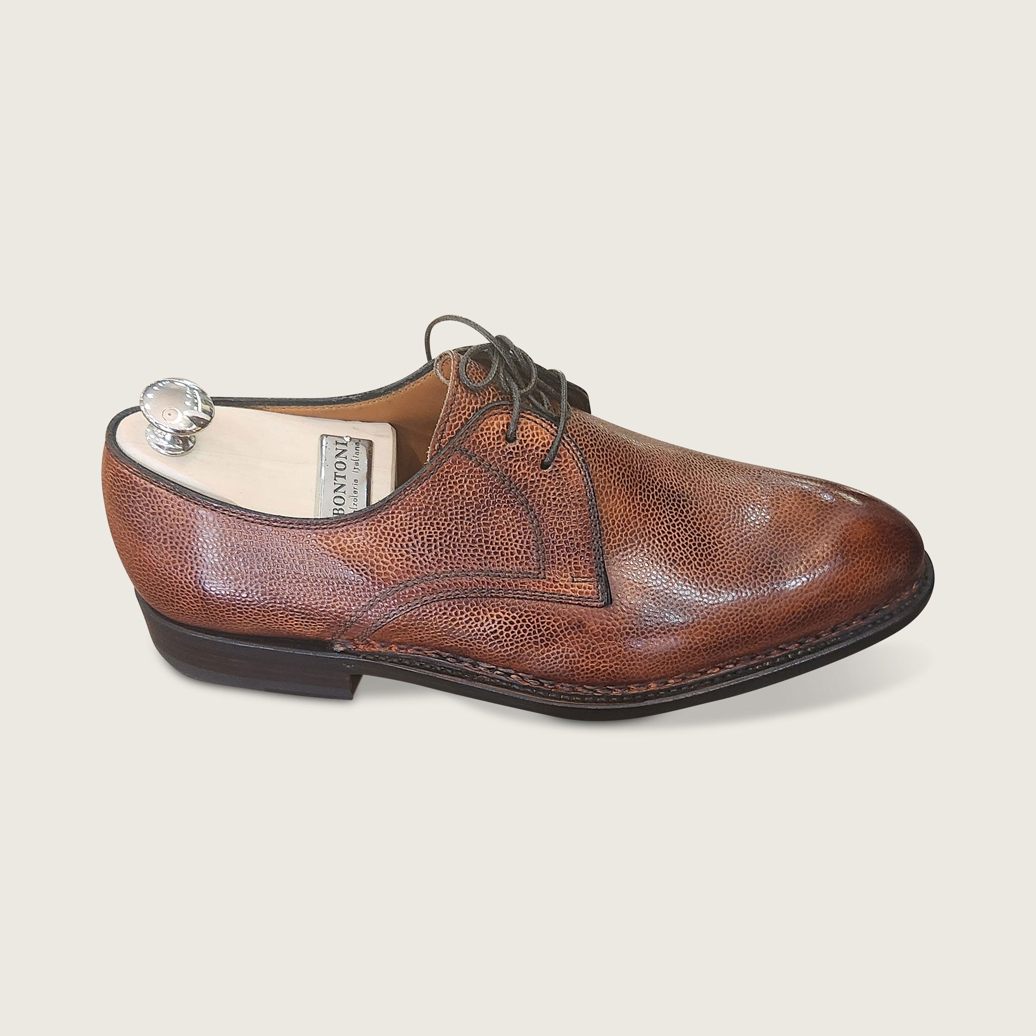 Bontoni Brown Leather Shoes 8