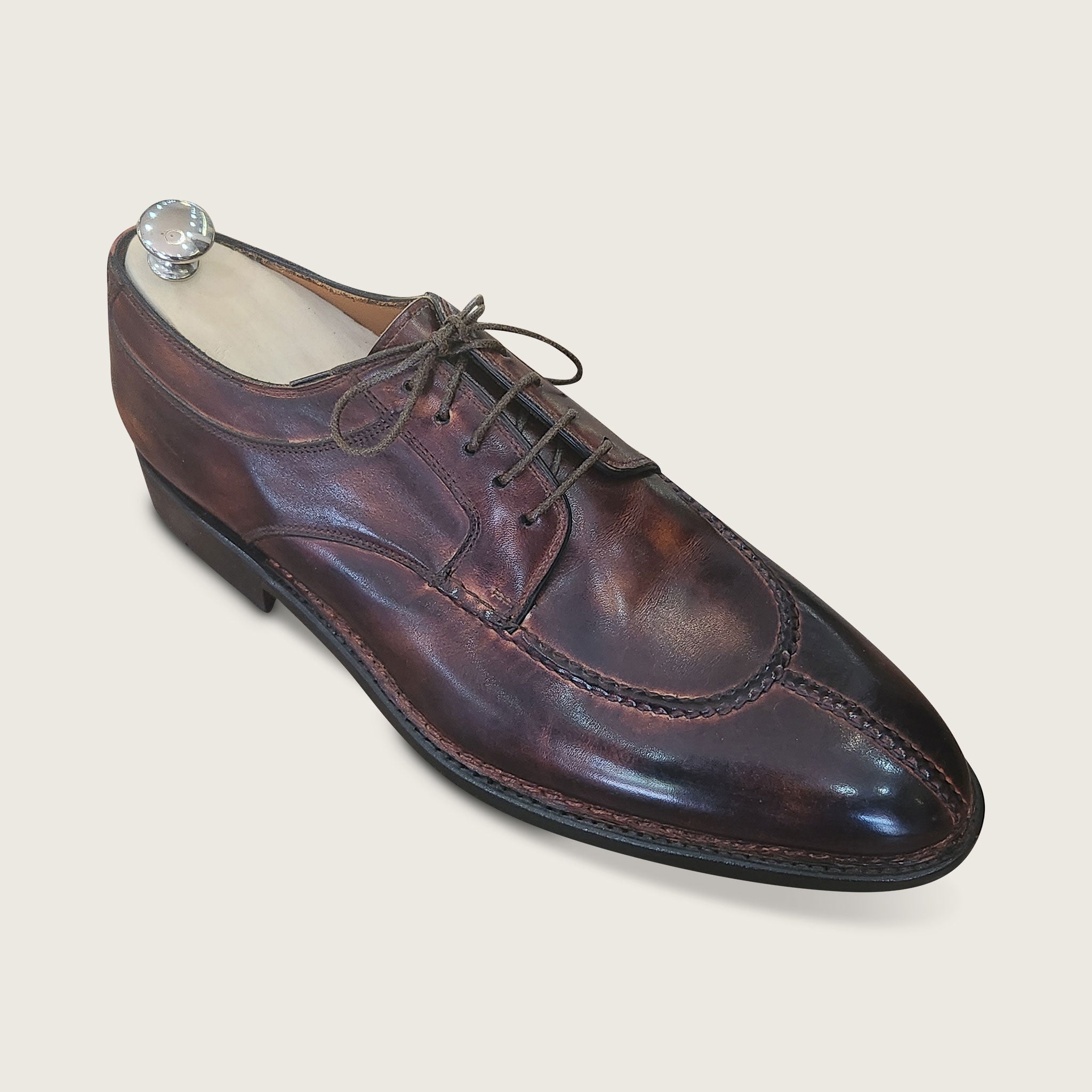 Bontoni Dark Brown Leather Shoes 9