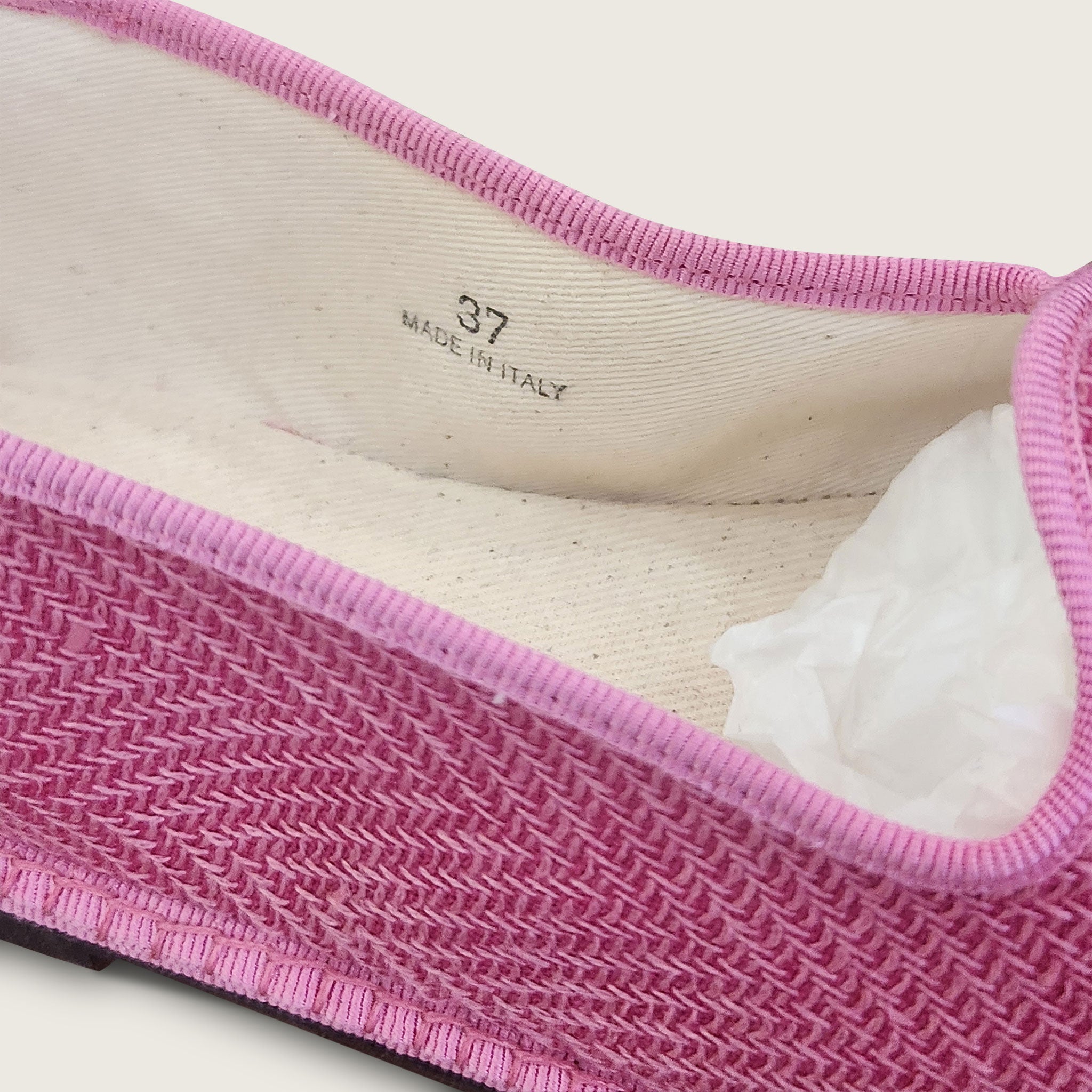 Kiton Classic Pink Lightweight Espadrilles