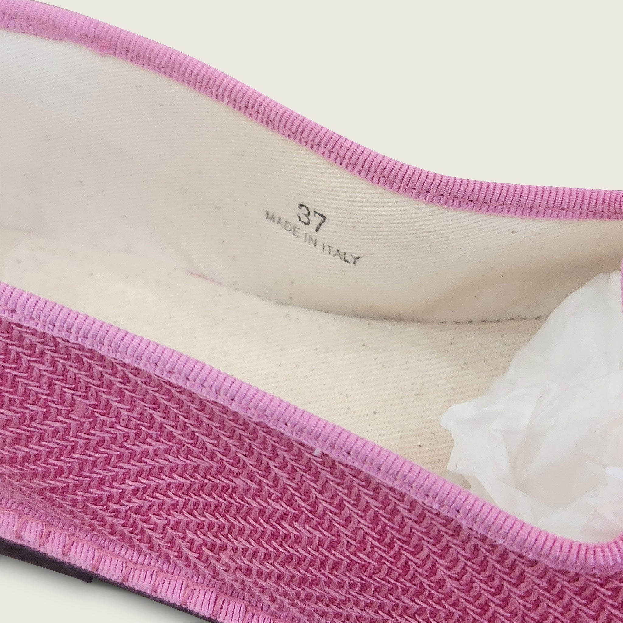 Kiton Classic Pink Lightweight Espadrilles