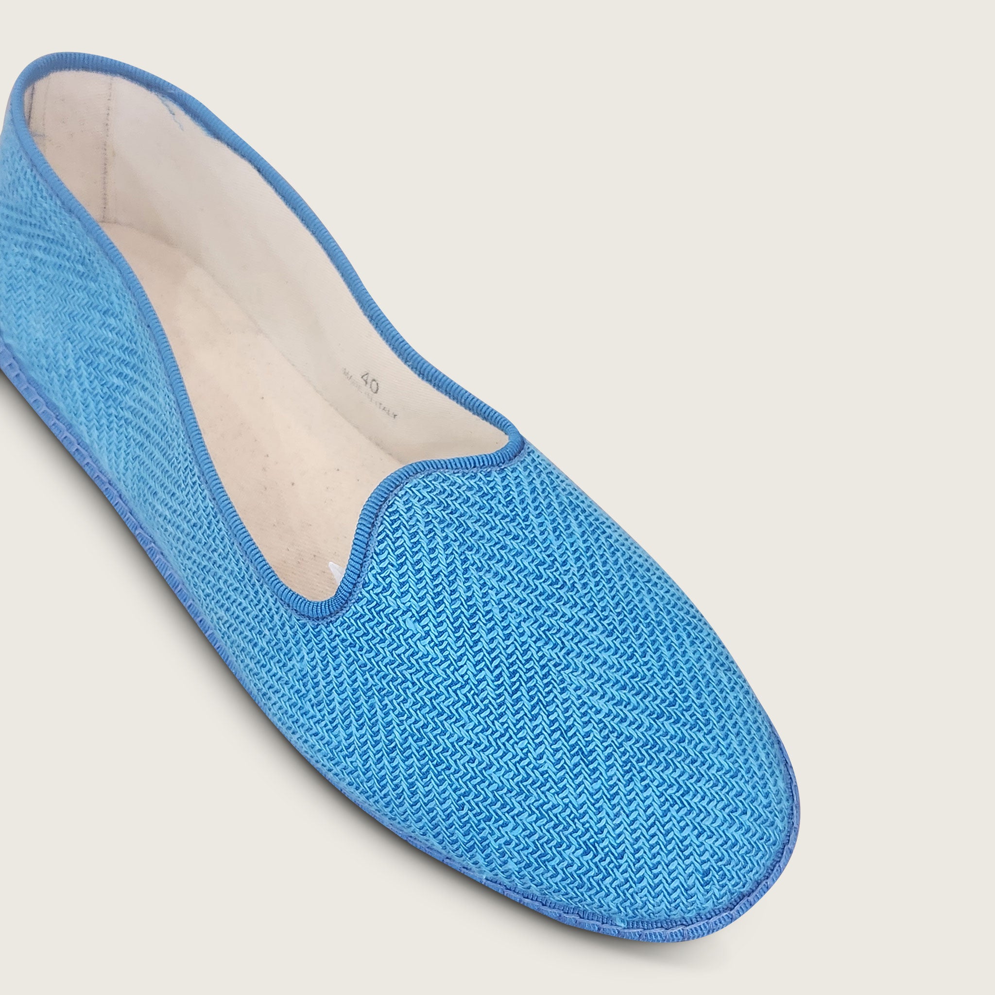 Kiton Classic Light Blue Lightweight Espadrilles