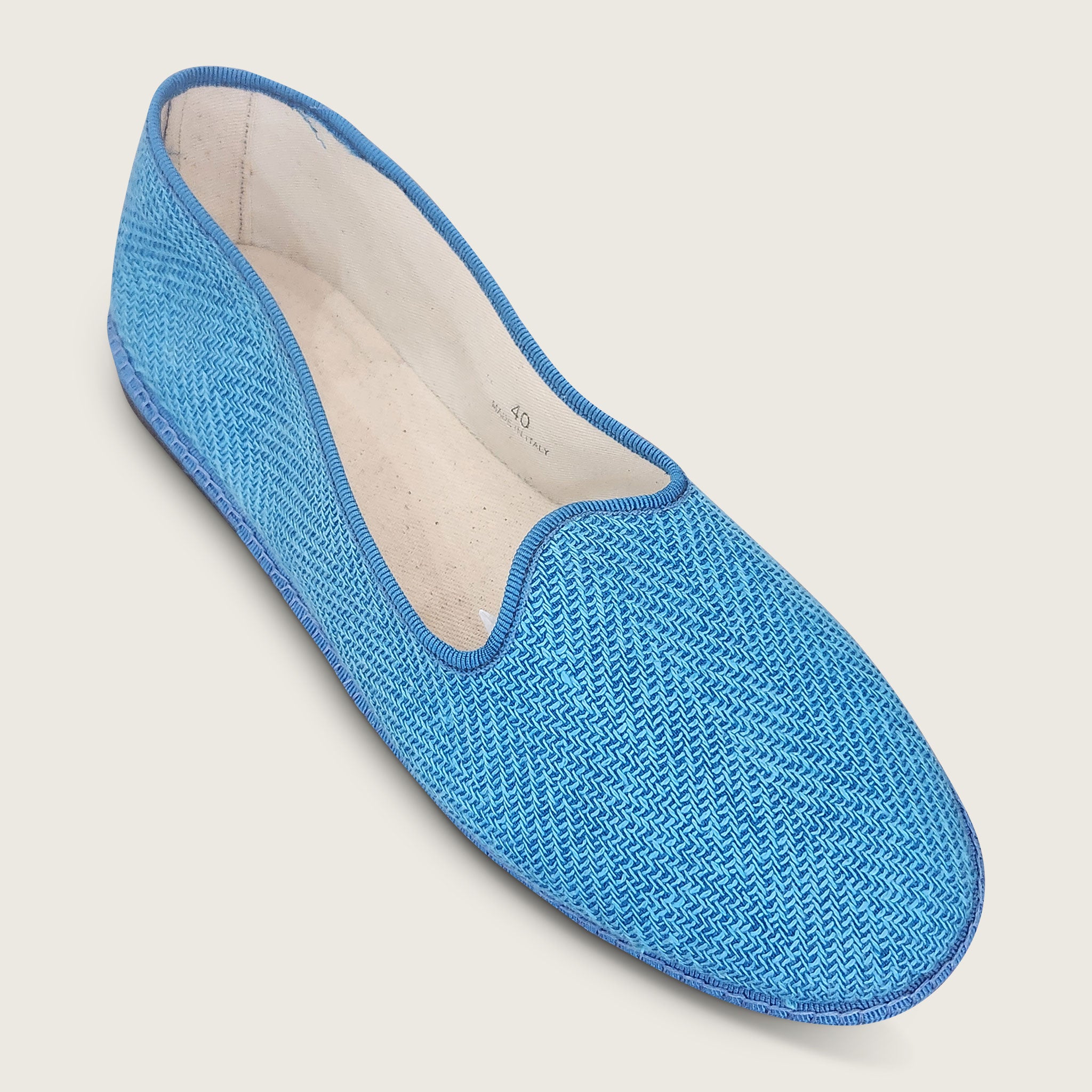 Kiton Classic Light Blue Lightweight Espadrilles