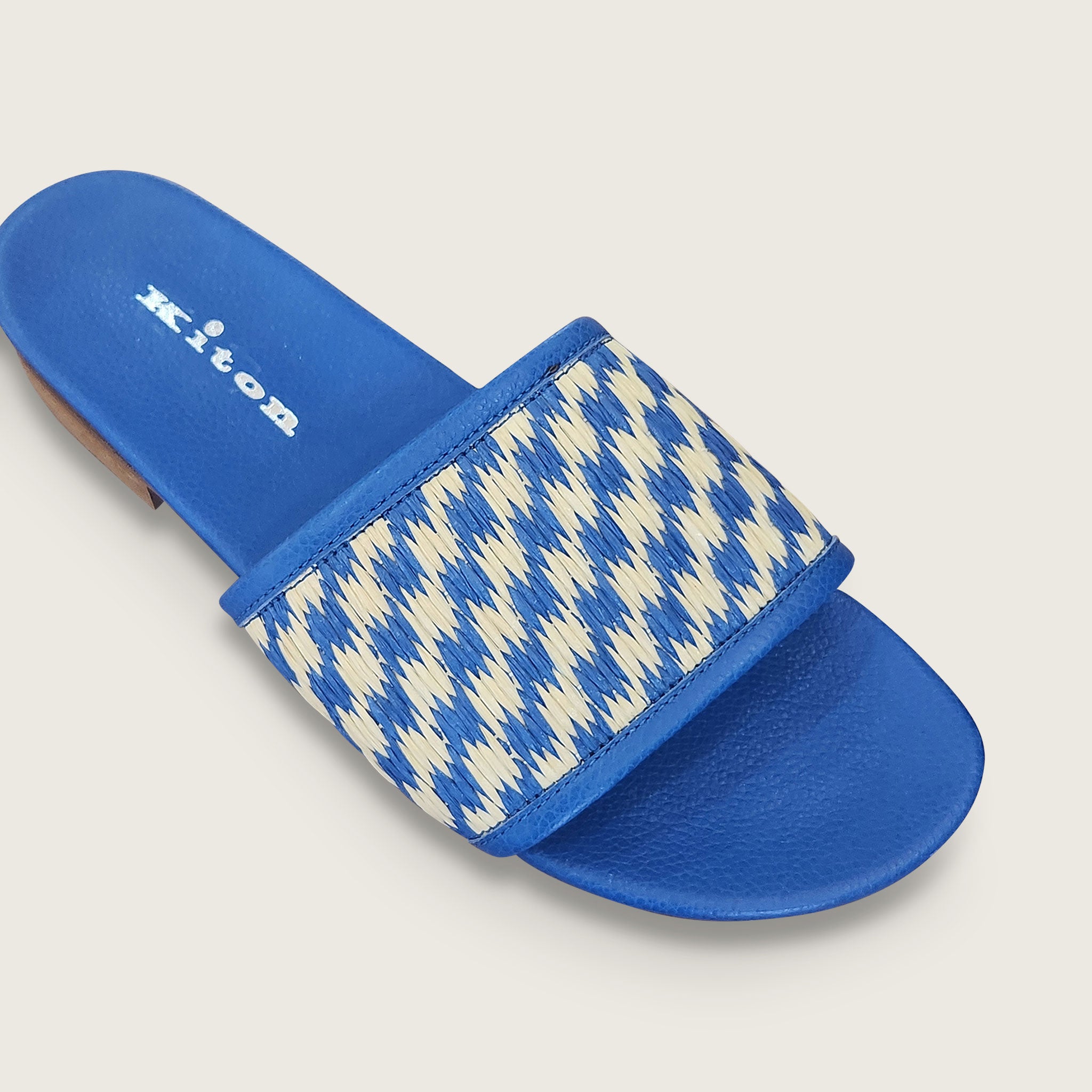 Kiton Blue Flip Flops