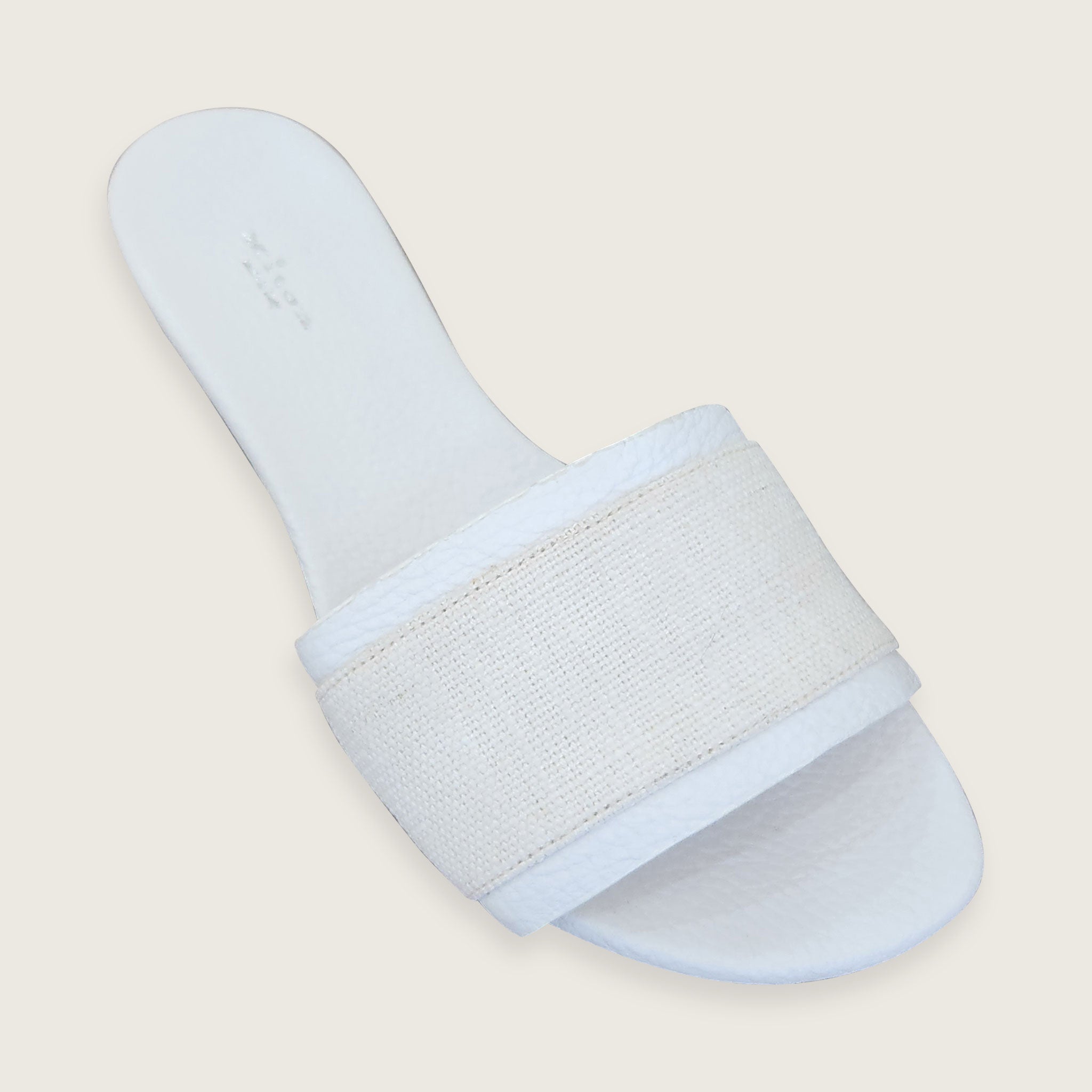 Kiton White Flip Flops