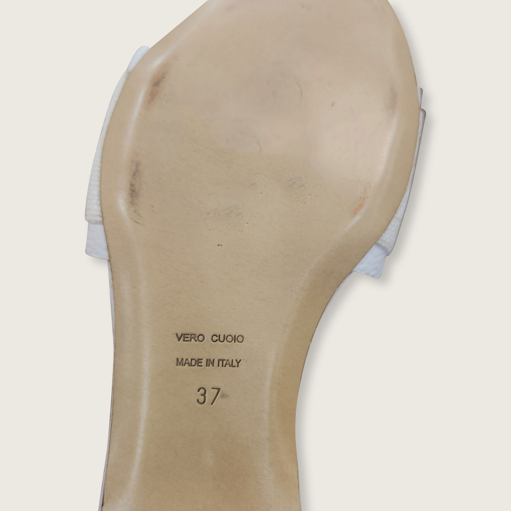 Kiton White Flip Flops