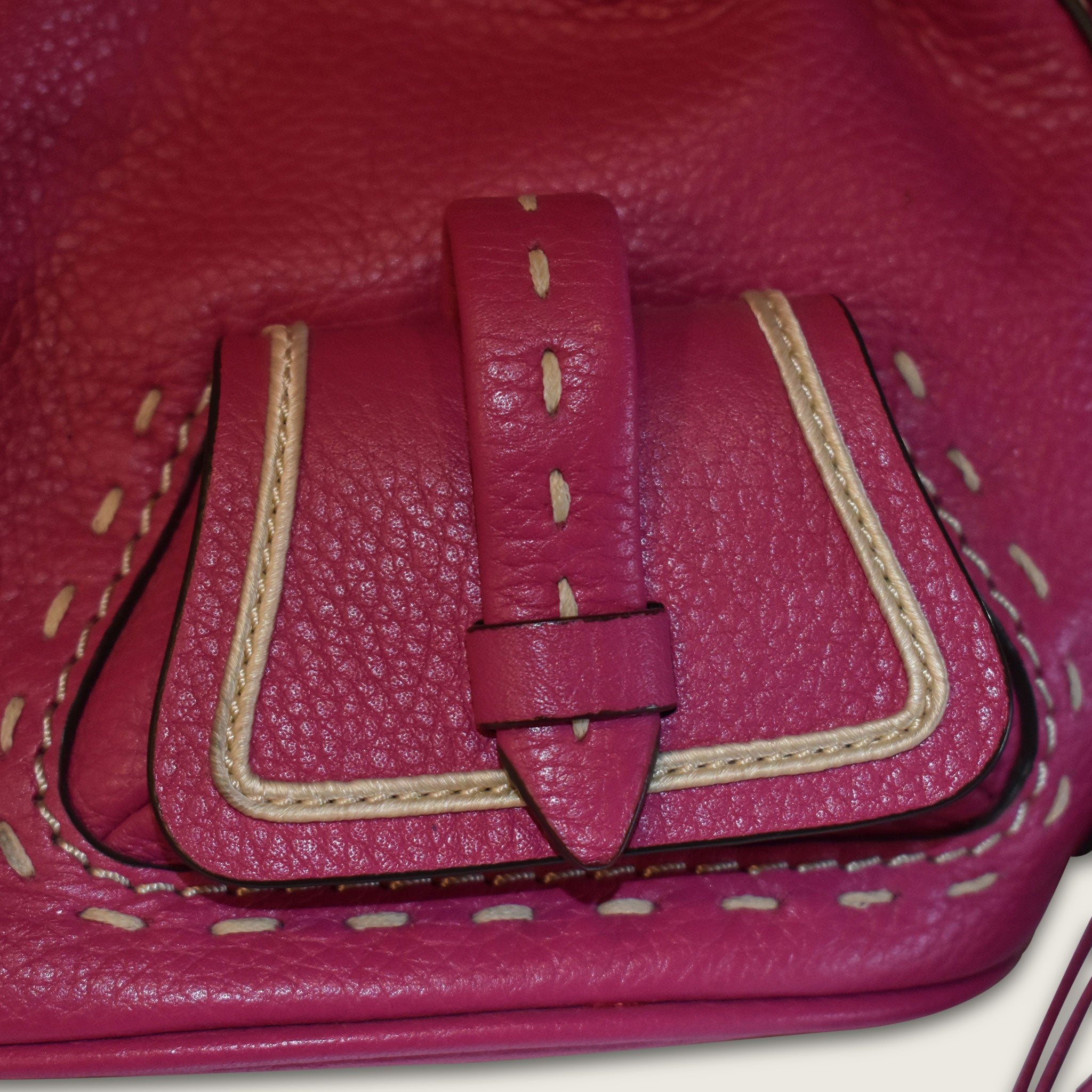 Lancel Paris Pink Leather Bag