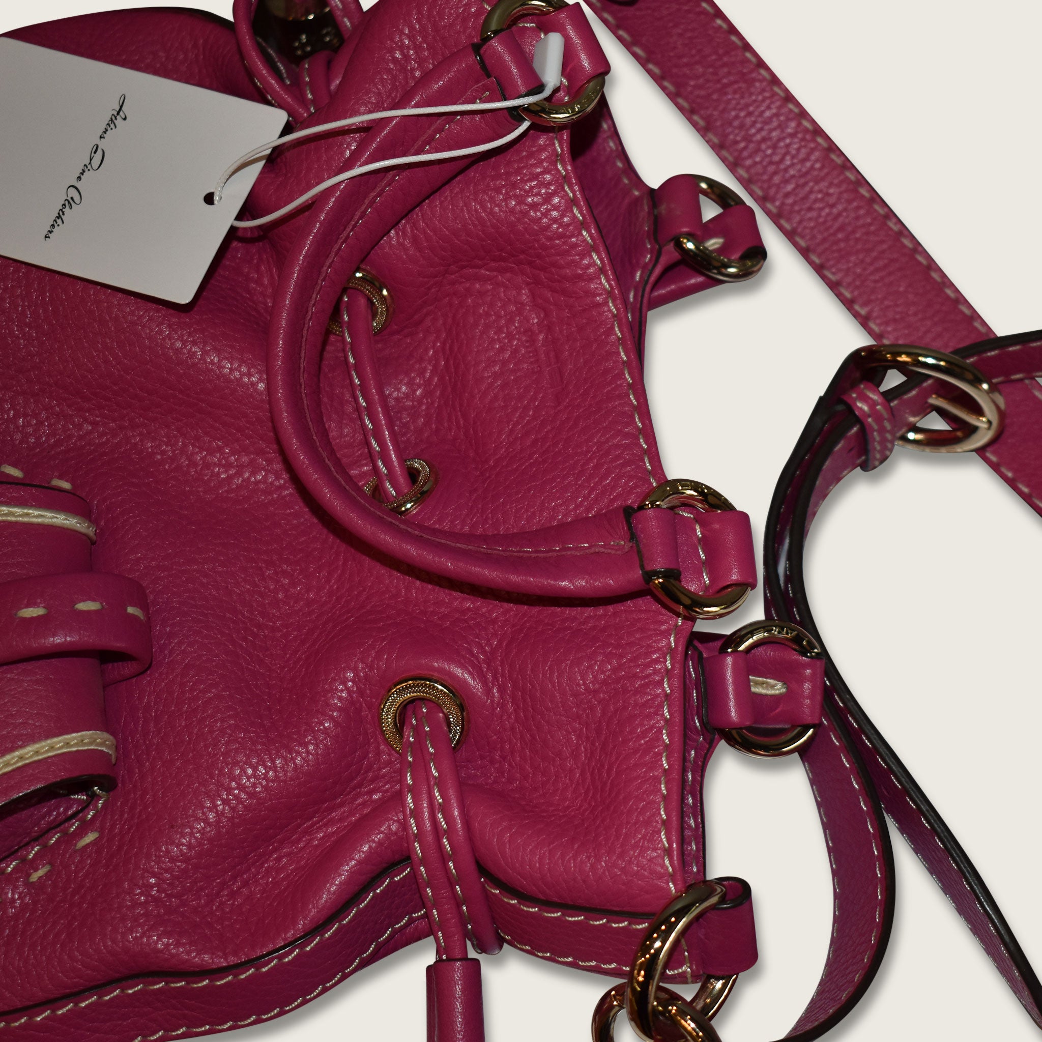 Lancel Paris Pink Leather Bag