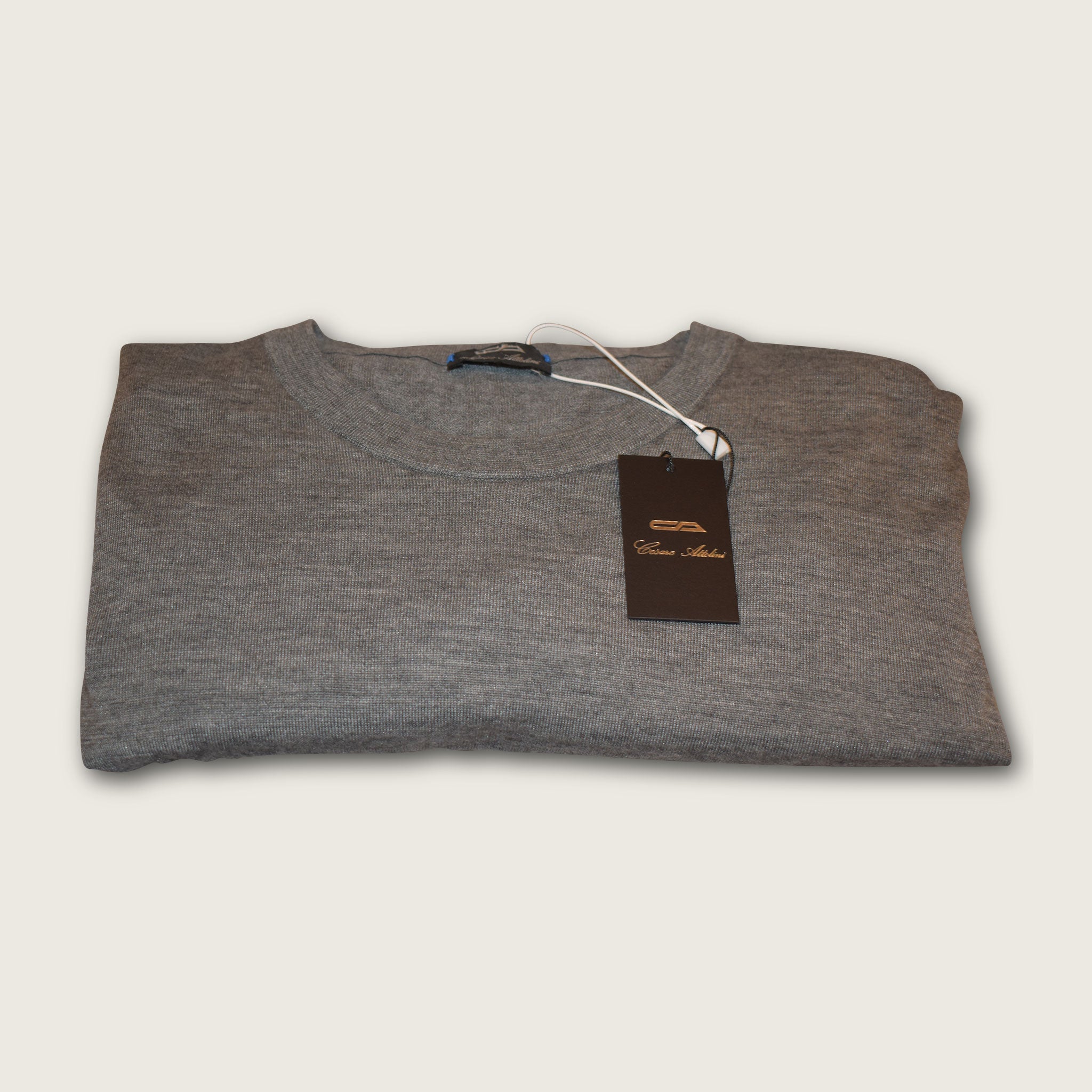 Cesare Attolini Grey Cashmere Sweater