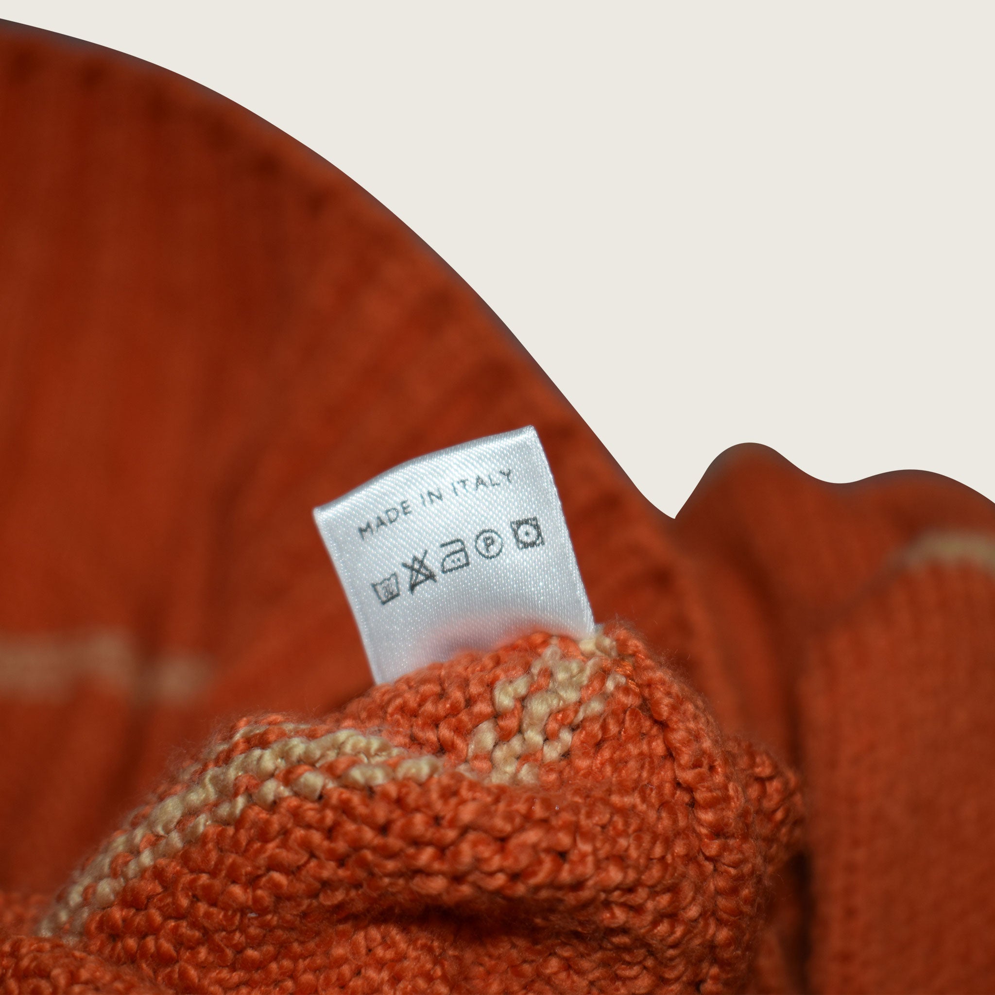 Loro Piana Orange Cotton Sweater