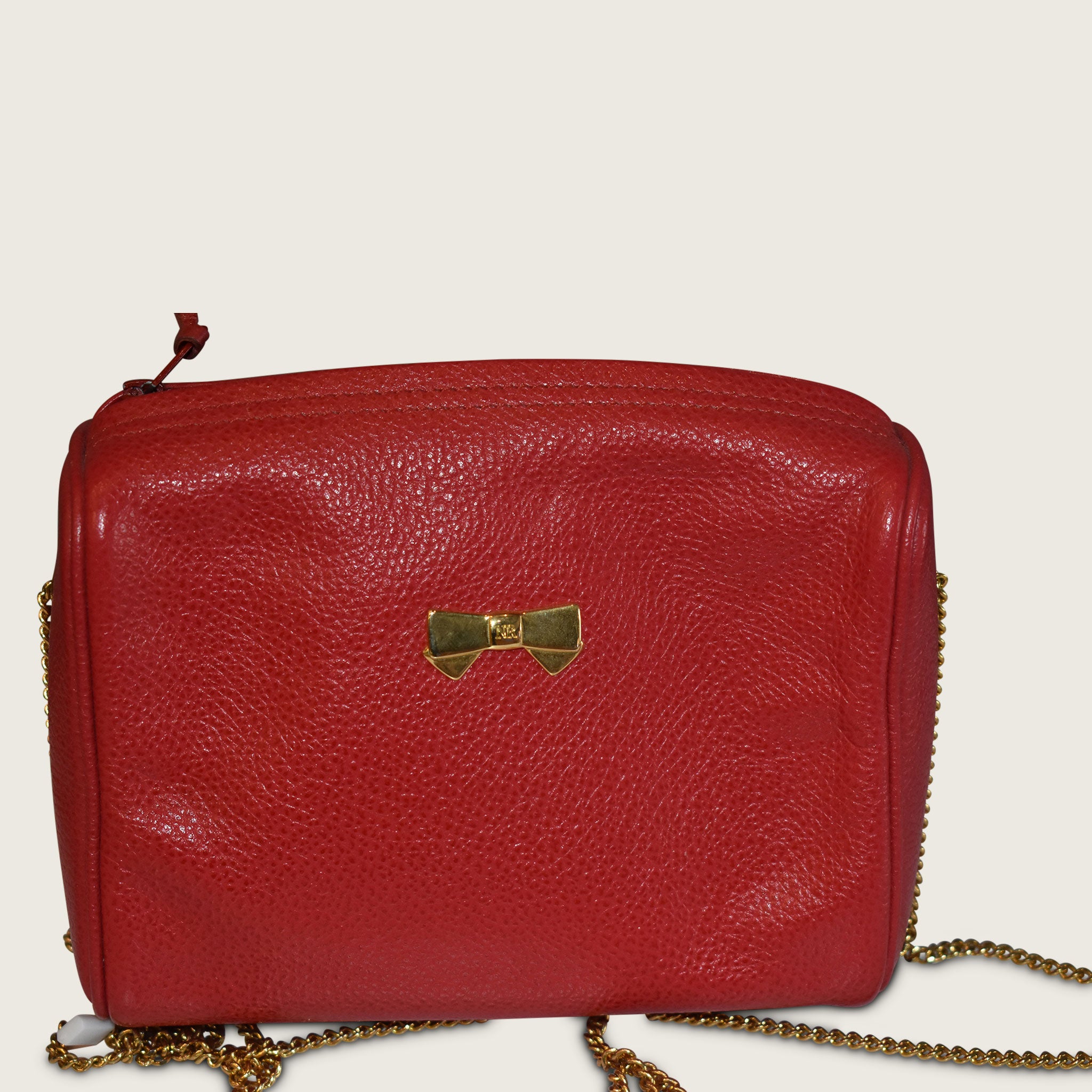 Nina Ricci Red Leather Bag