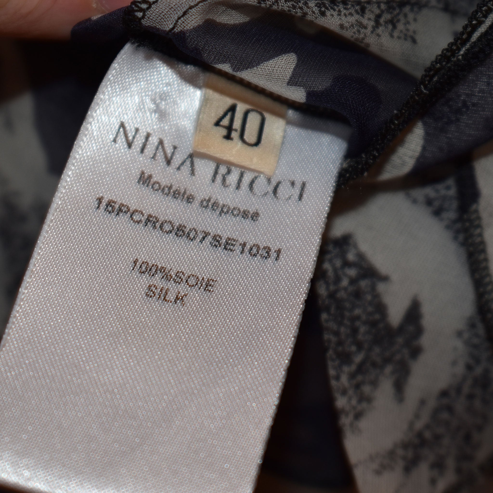 Nina Ricci Silk Dress