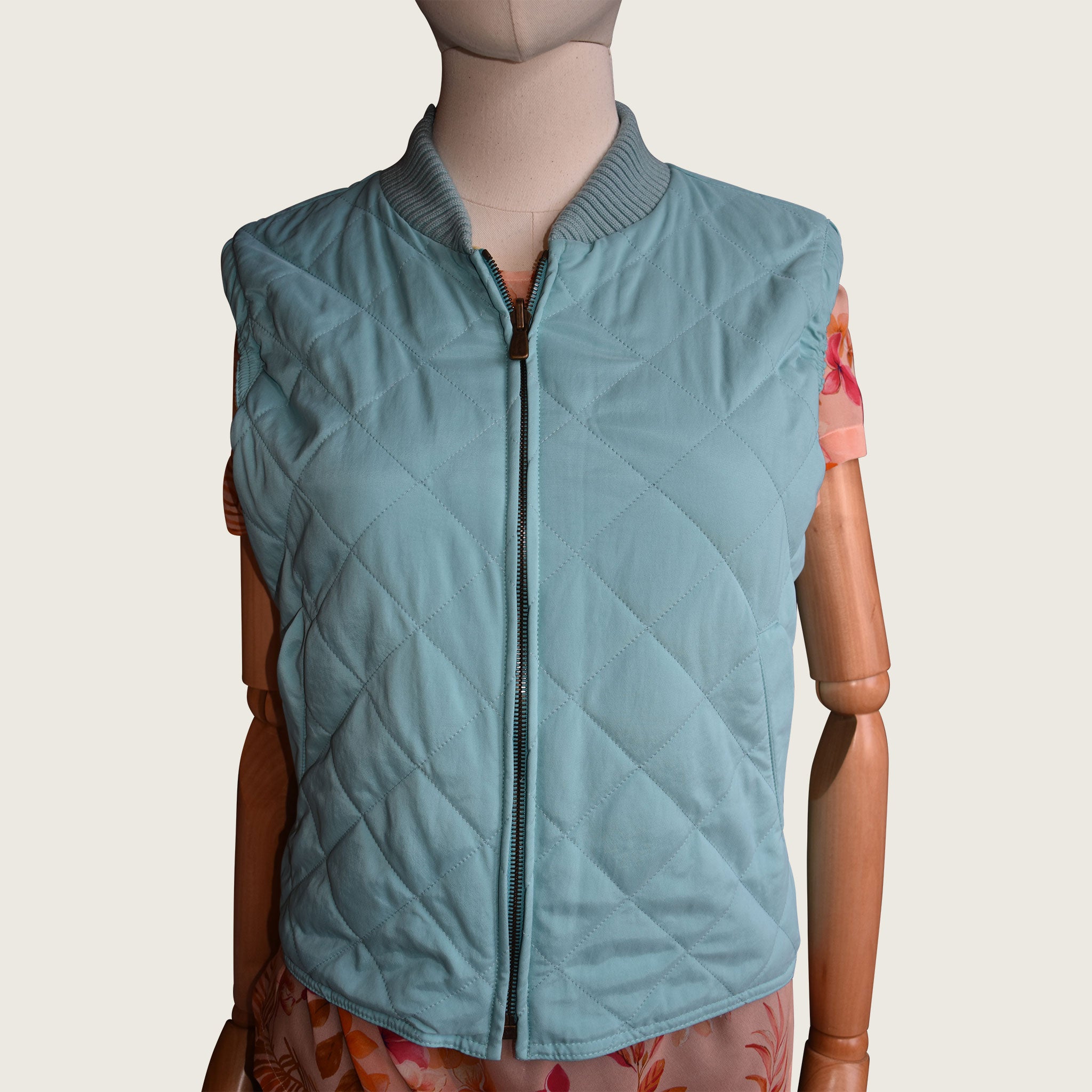 Loro Piana Light Blue Quilted Vest