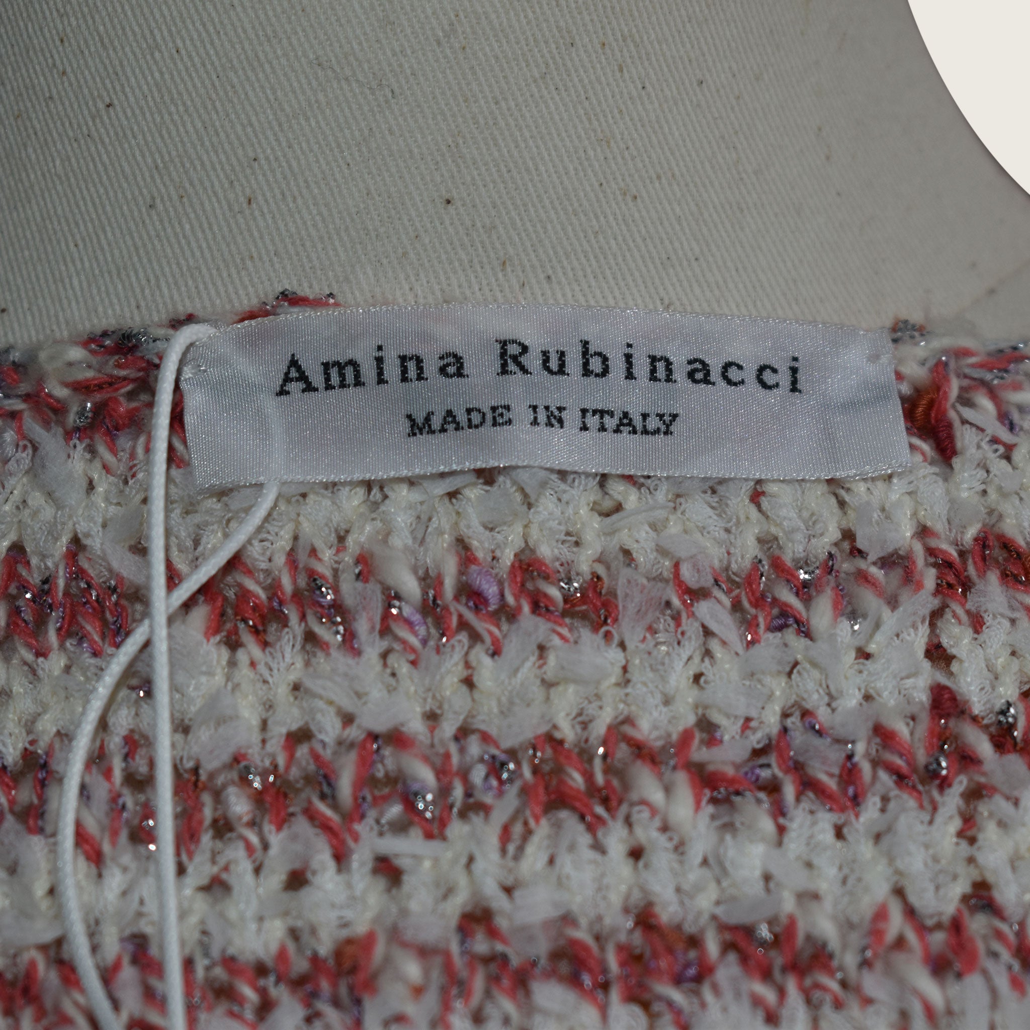 Amina Rubinacci Red & White Strips Jacket