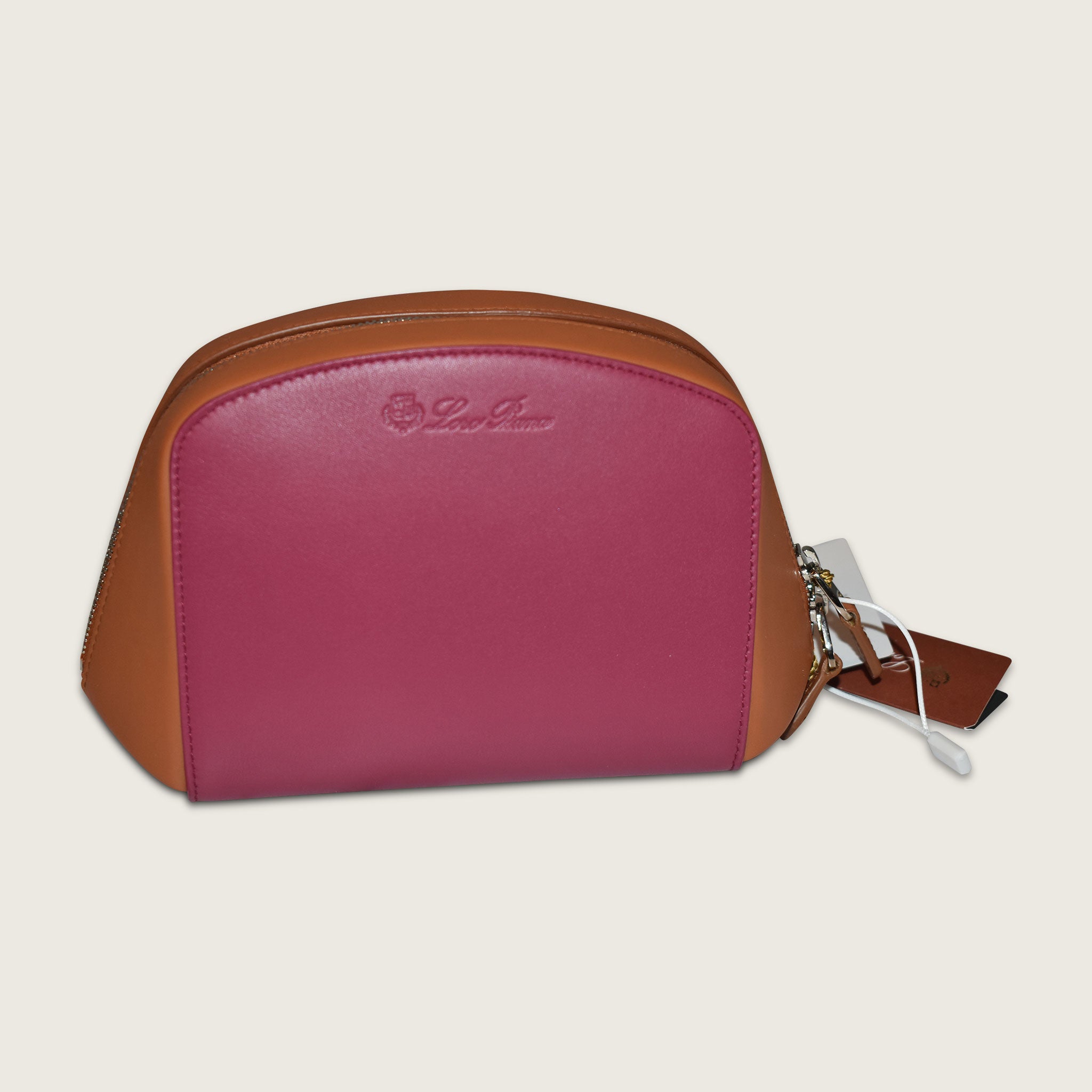 Loro Piana Pink Make Up Bag Clutch