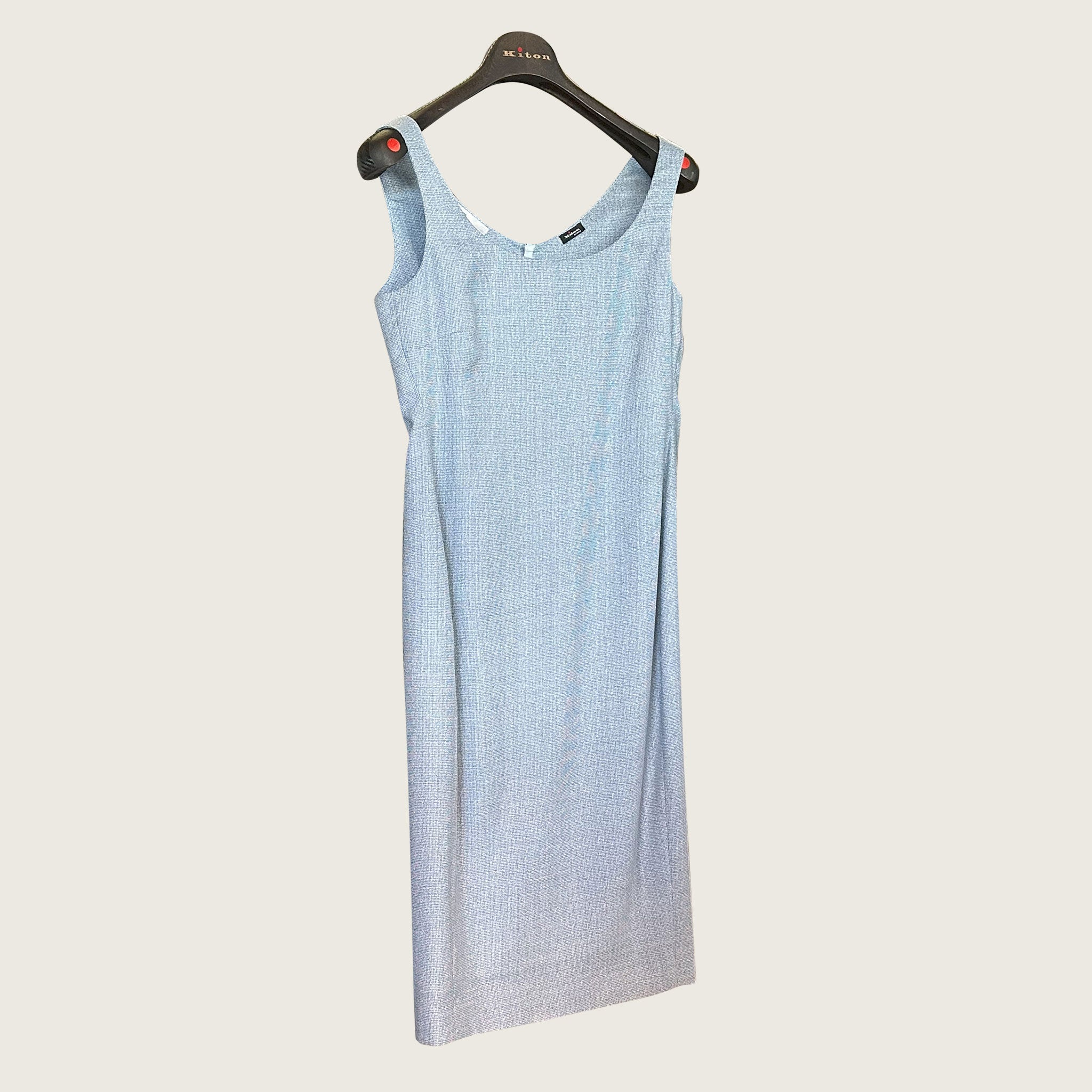 Kiton Sleeveless Blue Summer Dress