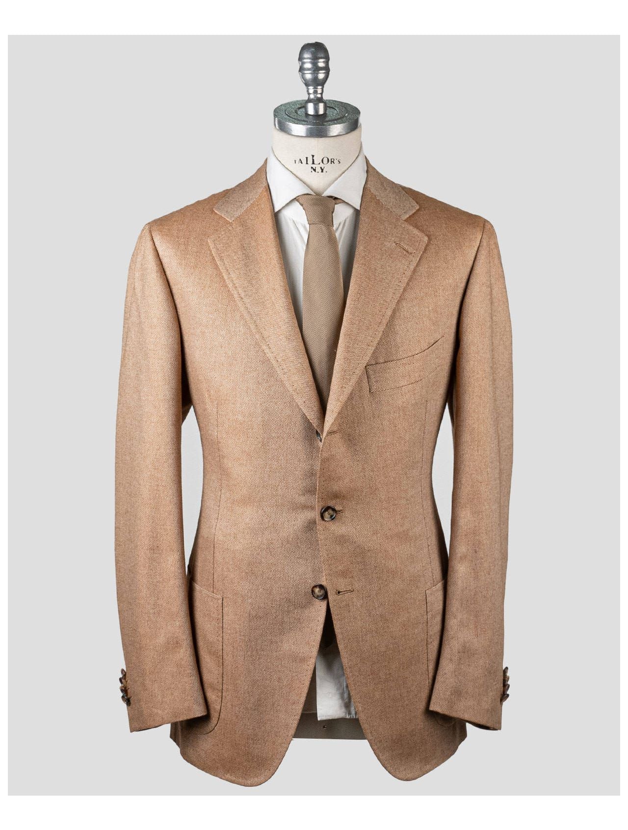 Cesare Attolini Solid Beige Cashmere Blend Sport Coat Sizes 42, 44