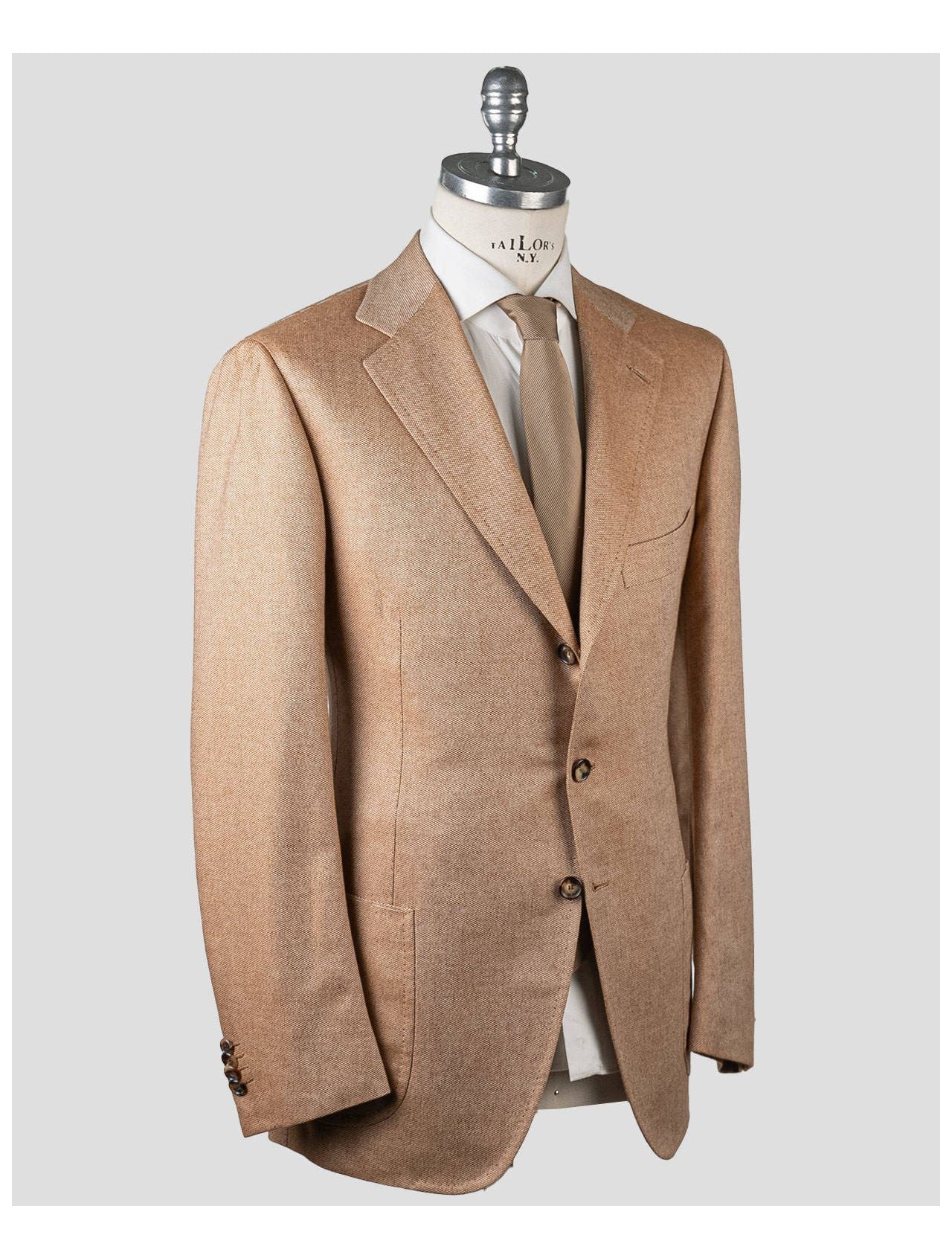 Cesare Attolini Solid Beige Cashmere Blend Sport Coat Sizes 42, 44