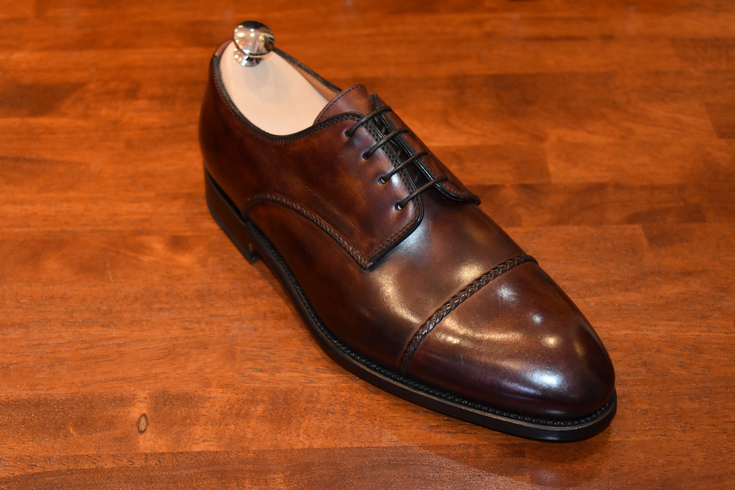 Bontoni Giallo Scuro Leather Monk Strap Shoe – Stanley Korshak